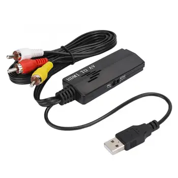 HD HDMI to AV Video Converter Video Convertor Set-top Box to Old TV with 1m Cable Audio Adapter Converter
HD HDMI to AV Video Converter Video Convertor Set-top Box to Old TV with 1m Cable Audio Adapter Converter