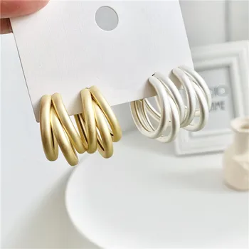Trendy Za Matte Gold Color Hoop Earrings for Women Steam Punk Big Round Design Statement Earrings Brincos Geometric Jewelry
Trendy Za Matte Gold Color Hoop Earrings for Women Steam Punk Big Round Design Statement Earrings Brincos Geometric Jewelry