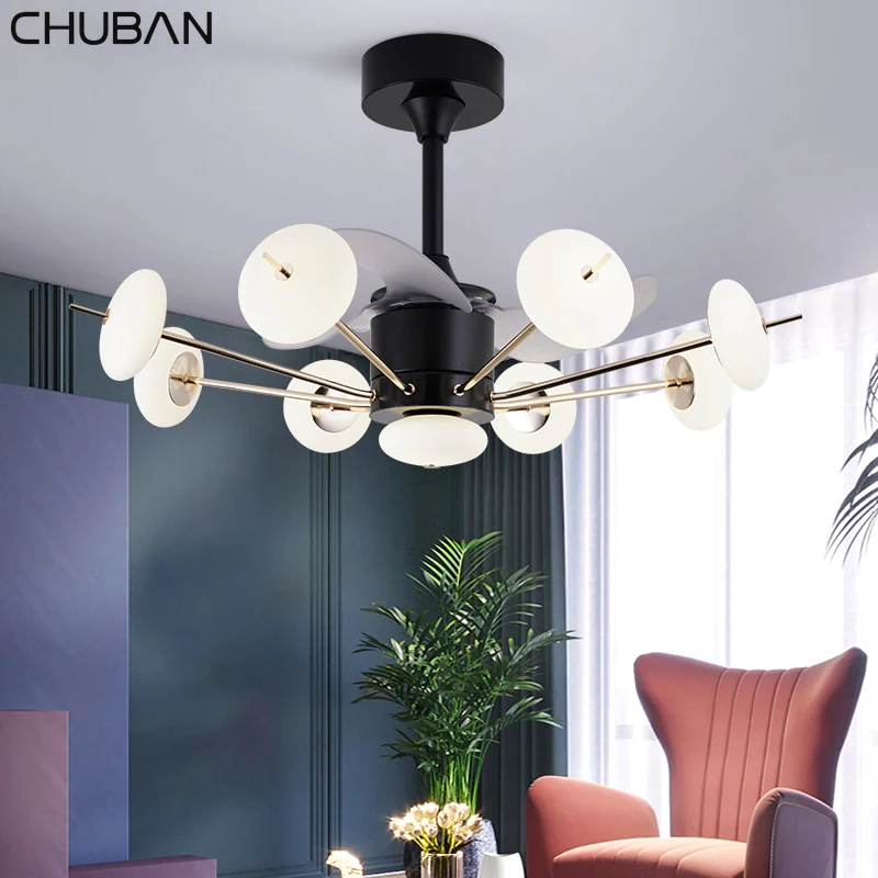 Nordic LED Ceiling Fans Lights High Quality Frequency Conversion Cieling Fan with Light Mute Fan Lighting Modern Ceiling Fan
Nordic LED Ceiling Fans Lights High Quality Frequency Conversion Cieling Fan with Light Mute Fan Lighting Modern Ceiling Fan