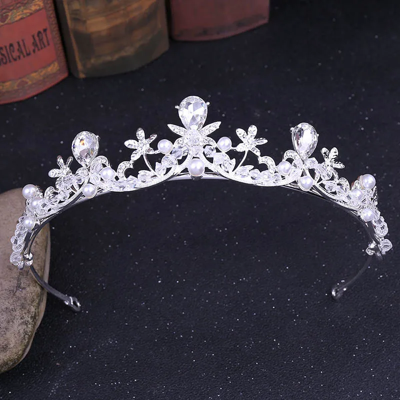 Wholesale Fashion Crystal Simulated Pearl Tiara and Crowns Princess Noiva Bridal Bride Wedding Hair Jewelry diadema Headpieces
Wholesale Fashion Crystal Simulated Pearl Tiara and Crowns Princess Noiva Bridal Bride Wedding Hair Jewelry diadema Headpieces