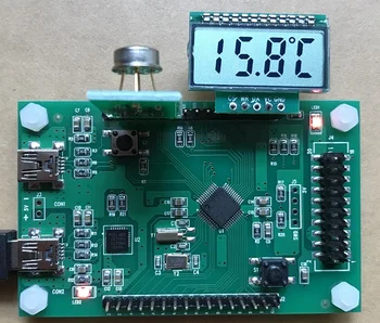 STM32F103C8T6 Temperature Measurement Board MLX90614ESF-BAA Infrared Temperature Sensor Development Board 
STM32F103C8T6 Temperature Measurement Board MLX90614ESF-BAA Infrared Temperature Sensor Development Board