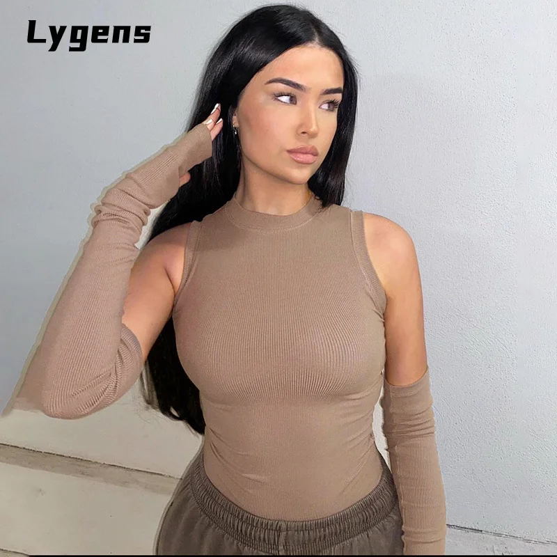 Однотонный женский облегающий эластичный комбинезон Lygens с круглым вырезом и длинным рукавом, уличная одежда, мини-комбинезон для девочек, модная женская одежда 2023
Однотонный женский облегающий эластичный комбинезон Lygens с круглым вырезом и длинным рукавом, уличная одежда, мини-комбинезон для девочек, модная женская одежда 2023
