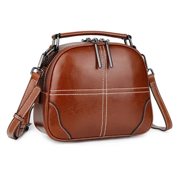 2020 New Wide Shoulder Belt Women's Messenger Bag Fashion Retro Oil Wax Leather Portable Shoulder Bag Texture Small Tote Bag
2020 New Wide Shoulder Belt Women's Messenger Bag Fashion Retro Oil Wax Leather Portable Shoulder Bag Texture Small Tote Bag