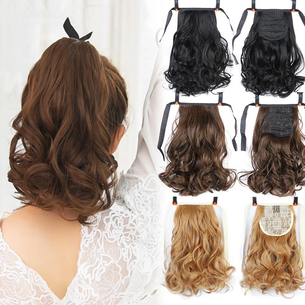 AIYEE Synthetic Ponytail Hair Extensions Pure Color High Temperature Fiber Hair 10 Inch Short Curly Clip In Drawstring Ponytail
AIYEE Synthetic Ponytail Hair Extensions Pure Color High Temperature Fiber Hair 10 Inch Short Curly Clip In Drawstring Ponytail