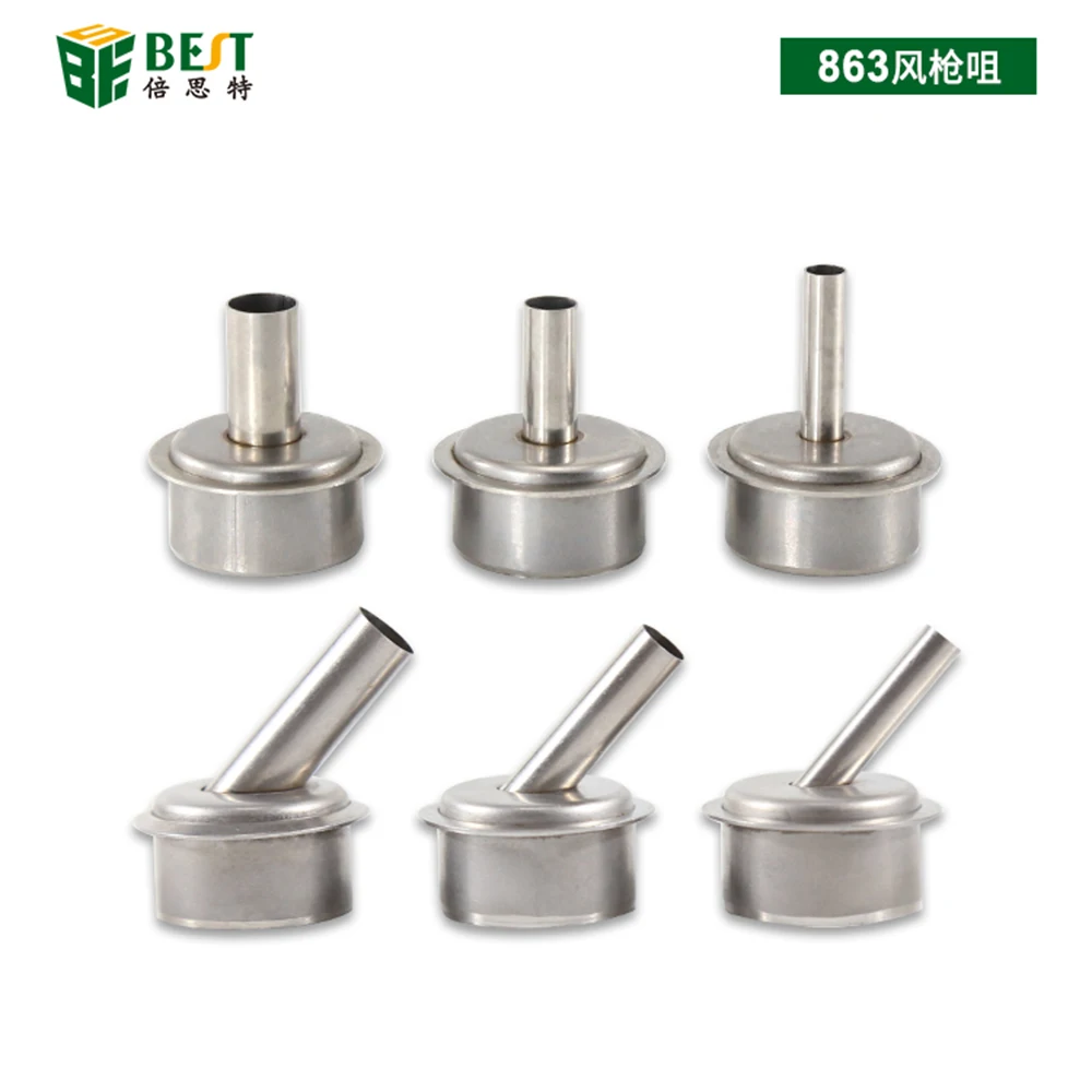 5/6/6.5/8/8.5 mm Nozzle for BST-863 BGA Rework Station Hot Wind Air Gun Welding Heat Resistant Heat Gun Straight Spiral Nozzles
5/6/6.5/8/8.5 mm Nozzle for BST-863 BGA Rework Station Hot Wind Air Gun Welding Heat Resistant Heat Gun Straight Spiral Nozzles