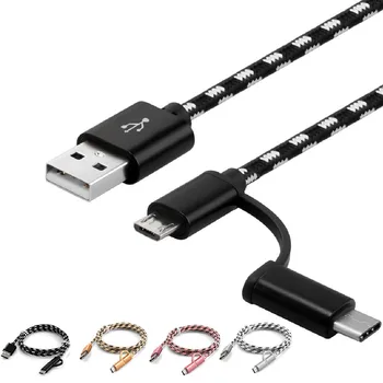 1M Android Type-c lattice weaving 1 for 2 data cable mobile phone 2 in 1 multi-function charging cable wholesale 2 IN 1
1M Android Type-c lattice weaving 1 for 2 data cable mobile phone 2 in 1 multi-function charging cable wholesale 2 IN 1