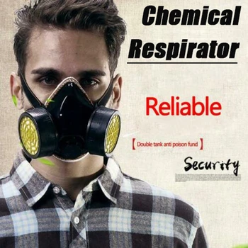 Safety Respiratory Gas Mask Dual Protection Filter Head-mounted Full Cover Face Mask Breathable Dust-proof High Quality Mask
Safety Respiratory Gas Mask Dual Protection Filter Head-mounted Full Cover Face Mask Breathable Dust-proof High Quality Mask