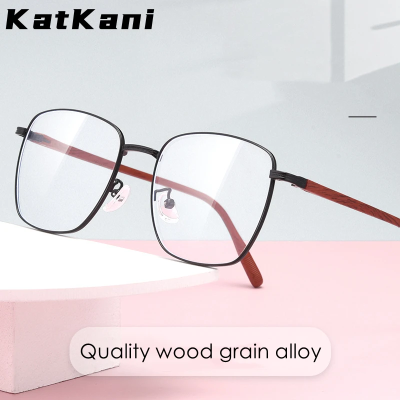 KatKani Square Retro Optical Prescription Glasses Frame Men's and Women's High Quality Alloy Wood Grain Decorative Glasses 10442
KatKani Square Retro Optical Prescription Glasses Frame Men's and Women's High Quality Alloy Wood Grain Decorative Glasses 10442