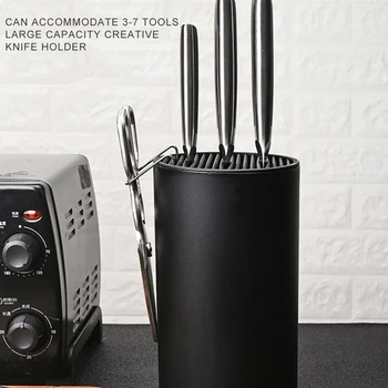 Universal Knife Block Holder Round Shaped Knife Block for Safe, Space Saver Knife Storage
Universal Knife Block Holder Round Shaped Knife Block for Safe, Space Saver Knife Storage