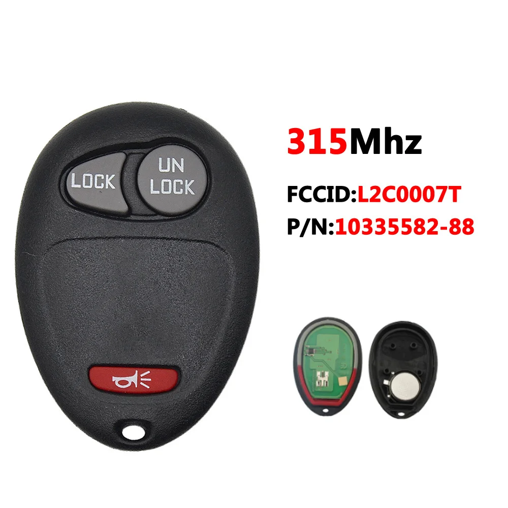 XNRKEY L2C0007T 2+1B Fob Keyless 315Mhz For Buick Key FCCID: L2C0007T 10335582-88
XNRKEY L2C0007T 2+1B Fob Keyless 315Mhz For Buick Key FCCID: L2C0007T 10335582-88