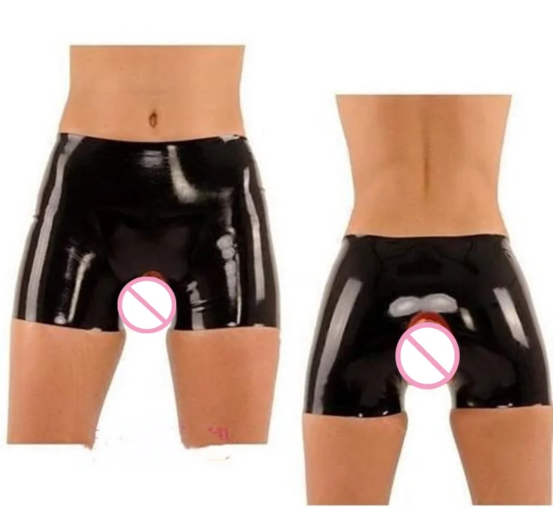 Free shipping ! Woman fetish latex boxer shorts with crotch open design rubber crotchless shorts for woman
Free shipping ! Woman fetish latex boxer shorts with crotch open design rubber crotchless shorts for woman