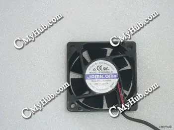 For JAMICON JF0625S2H-R DC24V 0.17A 6025 6CM 60mm 60x60x25mm 2pin 2Wire Cooling Fan
For JAMICON JF0625S2H-R DC24V 0.17A 6025 6CM 60mm 60x60x25mm 2pin 2Wire Cooling Fan