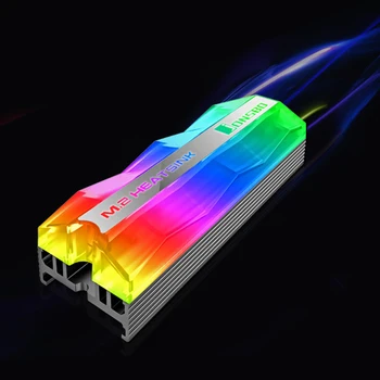 Jonsbo M.2 ARGB Lighting M.2 SSD Heatsink 5V 3Pin Solid State Hard Disk Cooler Radiator Heat Thermal Dissipation Cooling Pad
Jonsbo M.2 ARGB Lighting M.2 SSD Heatsink 5V 3Pin Solid State Hard Disk Cooler Radiator Heat Thermal Dissipation Cooling Pad