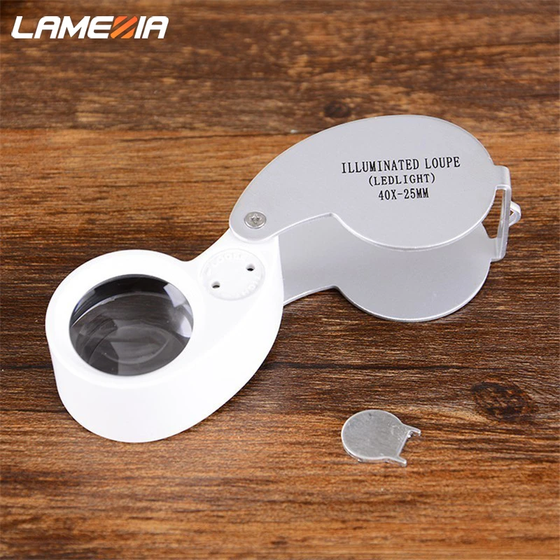 LAMEZIA 40XX Jewelers Optical Glass Loupe Metal Magnifier Mini Magnifying Lupa Handheld Lens
LAMEZIA 40XX Jewelers Optical Glass Loupe Metal Magnifier Mini Magnifying Lupa Handheld Lens