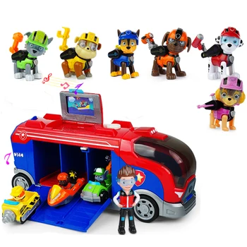 

Paw Patrol Mission Cruiser Dog Patrulla Canina Toys Set Chase Marshall Vehicle Car Action Figure Birthday Gifts Toy For Children