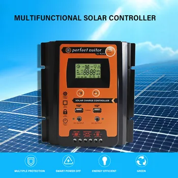 12V 24V Dual USB Universal 30A 50A 70A Overcharge Protection Solar Charge Controller Heat Dissipation Automatic Identification
12V 24V Dual USB Universal 30A 50A 70A Overcharge Protection Solar Charge Controller Heat Dissipation Automatic Identification
