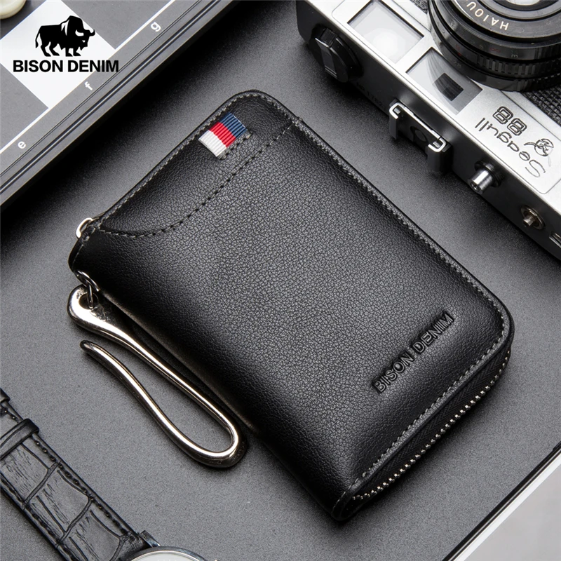 BISON DENIM Genuine Leather Key Wallet Male Card Keychain Cover Zipper Card Holder Wallet Key Organizer Large Capacity N9462
BISON DENIM Genuine Leather Key Wallet Male Card Keychain Cover Zipper Card Holder Wallet Key Organizer Large Capacity N9462