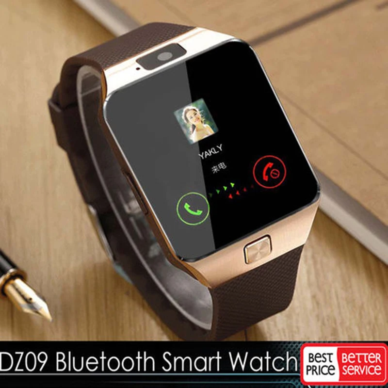 Bluetooth Connect Smart Watch DZ09 Smartwatch Activity Tracker TF SIM Camera for IOS iPhone Samsung Huawei Xiaomi Android Phone
Bluetooth Connect Smart Watch DZ09 Smartwatch Activity Tracker TF SIM Camera for IOS iPhone Samsung Huawei Xiaomi Android Phone