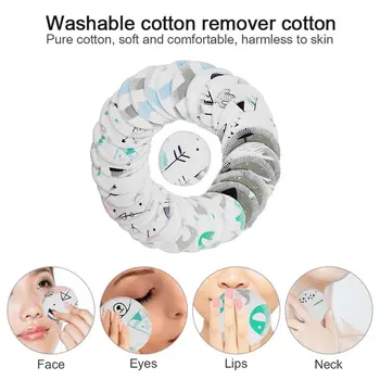 12PCS Reusable Cotton Pads Make up Facial Remover Double layer Wipe Pads Nail Art Cleaning Pads Washable with Laundry Bag
12PCS Reusable Cotton Pads Make up Facial Remover Double layer Wipe Pads Nail Art Cleaning Pads Washable with Laundry Bag