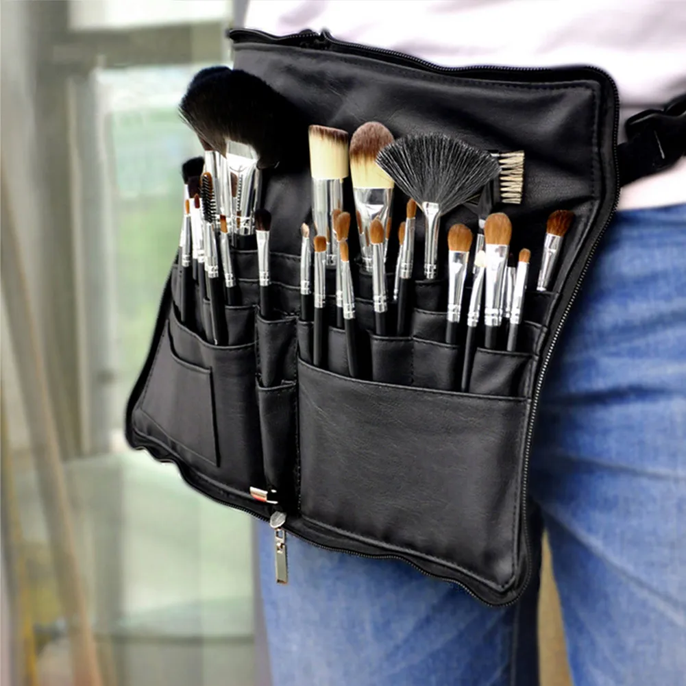 Pro PU Leather Makeup Bag 28 Pockets Cosmetic Brushes Case Belt Strap Holder Tool JS11
Pro PU Leather Makeup Bag 28 Pockets Cosmetic Brushes Case Belt Strap Holder Tool JS11