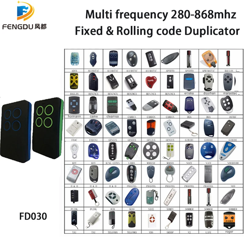 Auto scan 433.92mhz Universal remote control duplicator garage command gate remote controller rolling code 868mhz
Auto scan 433.92mhz Universal remote control duplicator garage command gate remote controller rolling code 868mhz