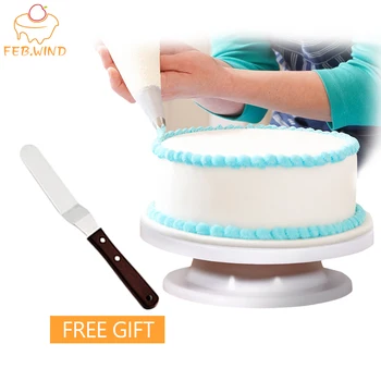 Plastic Cake Turntable Set Rotating Cake Decorating Turntable Stand DIY Cakes Rotator Revolving Cakes Decorating Tool 132
Plastic Cake Turntable Set Rotating Cake Decorating Turntable Stand DIY Cakes Rotator Revolving Cakes Decorating Tool 132