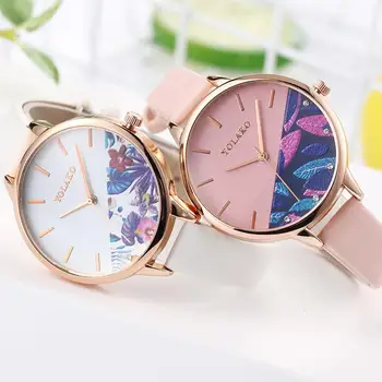 Trend College Wind Female Student Thin Belt Quartz Watch Personality Stitching Color Pattern Diamond Watch Female Christmas Gift
Trend College Wind Female Student Thin Belt Quartz Watch Personality Stitching Color Pattern Diamond Watch Female Christmas Gift