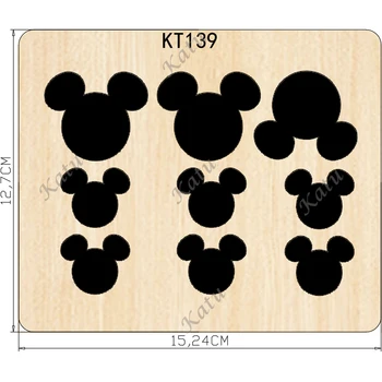Mickey mouse head cutting dies 2019 new die cut &wooden dies Suitable for common die cutting machines on the market
Mickey mouse head cutting dies 2019 new die cut &wooden dies Suitable for common die cutting machines on the market