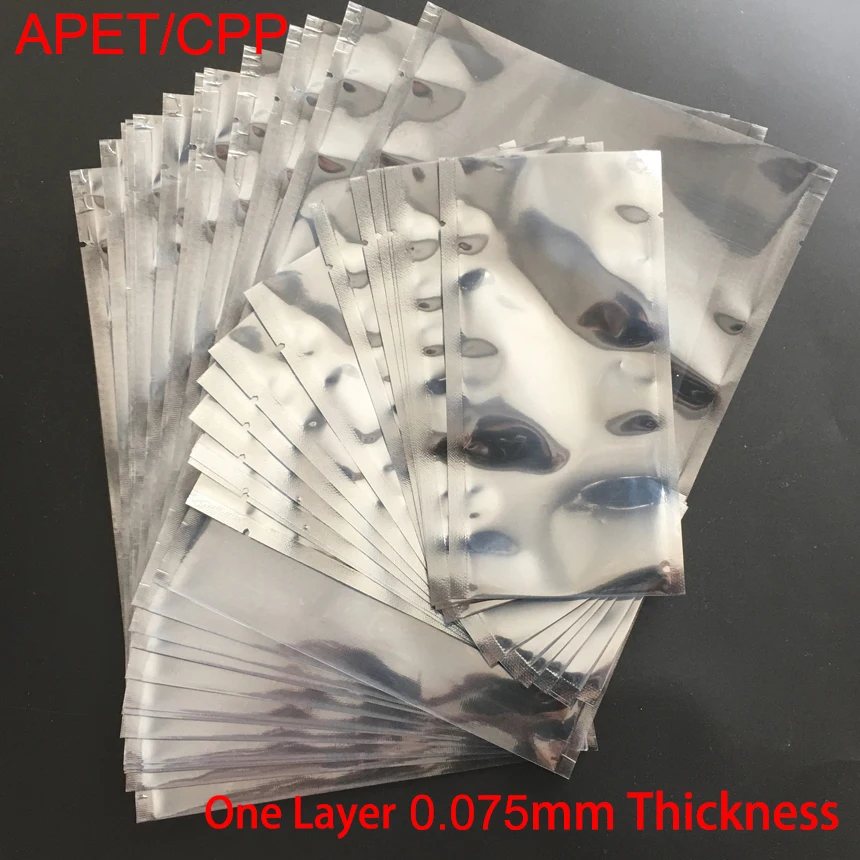 31*40cm 31x40cm 38*40cm 38x40cm 38*42cm 38x42 Disk Aluminum Foil APET CPP Open Top Translucent ESD Anti Static Pouch Storage Bag
31*40cm 31x40cm 38*40cm 38x40cm 38*42cm 38x42 Disk Aluminum Foil APET CPP Open Top Translucent ESD Anti Static Pouch Storage Bag