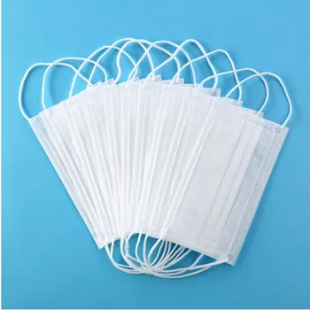 50Pcs Disposable Face Mask Fast Shipping Adult White 3-Layers Mouth Masks Non-Woven Anti-Dust Ear Loop Blue Protective Masks Lot
50Pcs Disposable Face Mask Fast Shipping Adult White 3-Layers Mouth Masks Non-Woven Anti-Dust Ear Loop Blue Protective Masks Lot