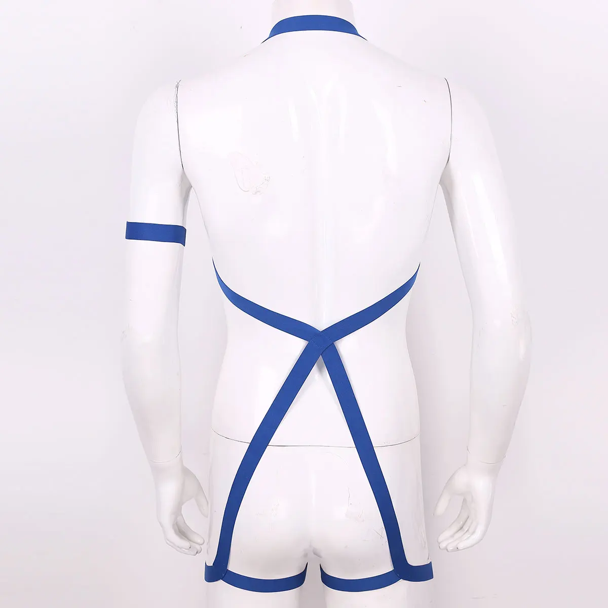 YiZYiF Body Chest Harness Men Halter Neck Elastic Belt Leg Garter Shoulder Strap With Armband For Cosplay Club Costumes 31 YiZYiF Body Chest Harness Men Halter Neck Elastic Belt Leg Garter Shoulder Strap With Armband For Cosplay Club Costumes -Zentai shop online H5a5d92e19008459ca9aac37b580118eda.jpg