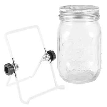 3PCS Glass Sprouter Jars Wide Mouth Mason Jars Seed Sprouting Jar Kit for Home Kitchen Garden (450ml with Lid and Rack)
3PCS Glass Sprouter Jars Wide Mouth Mason Jars Seed Sprouting Jar Kit for Home Kitchen Garden (450ml with Lid and Rack)