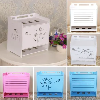 Wireless Wifi Router Storage Box PVC Panel Shelf Wall Hanging Plug Board Bracket Cable Storage Organizer Home Decor 26x18x26.5cm
Wireless Wifi Router Storage Box PVC Panel Shelf Wall Hanging Plug Board Bracket Cable Storage Organizer Home Decor 26x18x26.5cm