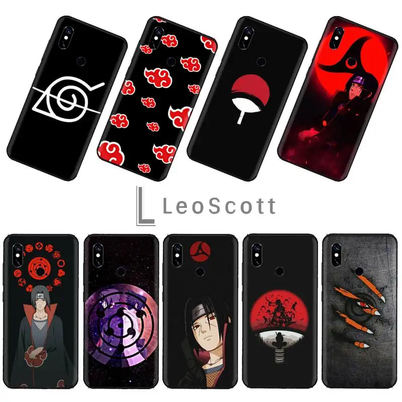 Чехол для телефона Naruto Akatsuki Clan Cloud Symbol Xiaomi Redmi 4x5 plus 6A 7 7A 8 mi8 8lite 9 note 4 5 pro | Мобильные