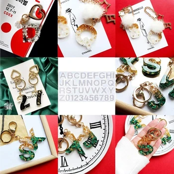 1 Set Crystal Epoxy Resin Mold Alphabet Letter Number Key Pendant Silicone Mould
1 Set Crystal Epoxy Resin Mold Alphabet Letter Number Key Pendant Silicone Mould