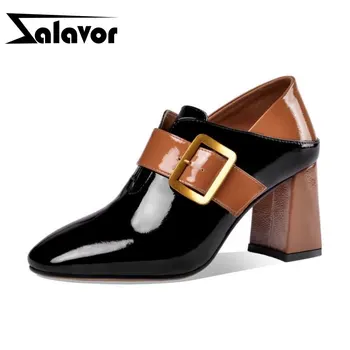 ZALAVOR Real Leather Pumps Women Office Work Square Toe Spring Party Snake Pattern Shoes Women Pumps Footwear Size 33-43 
ZALAVOR Real Leather Pumps Women Office Work Square Toe Spring Party Snake Pattern Shoes Women Pumps Footwear Size 33-43