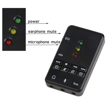 Virtual 7.1 Lightweight Recording Sound Card Audio Professional USB Port Home Portable External Converter Independent Stereo
Virtual 7.1 Lightweight Recording Sound Card Audio Professional USB Port Home Portable External Converter Independent Stereo