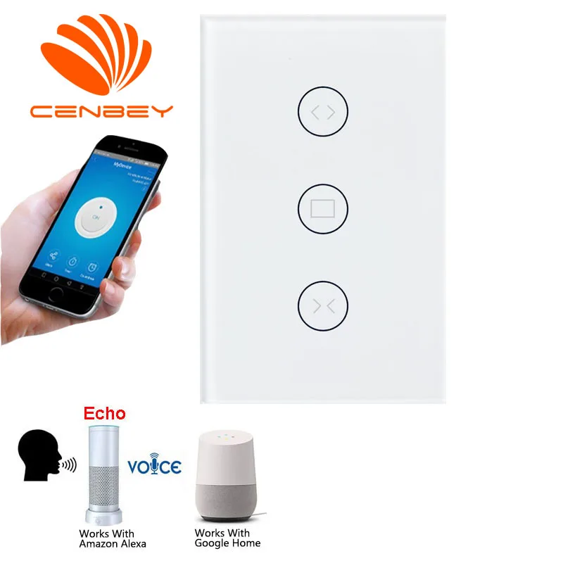 US wifi shutter switch curtain controller wifi shutter switch wifi smart curtain switch Google Home, Amazon Alexa Voice Control
US wifi shutter switch curtain controller wifi shutter switch wifi smart curtain switch Google Home, Amazon Alexa Voice Control