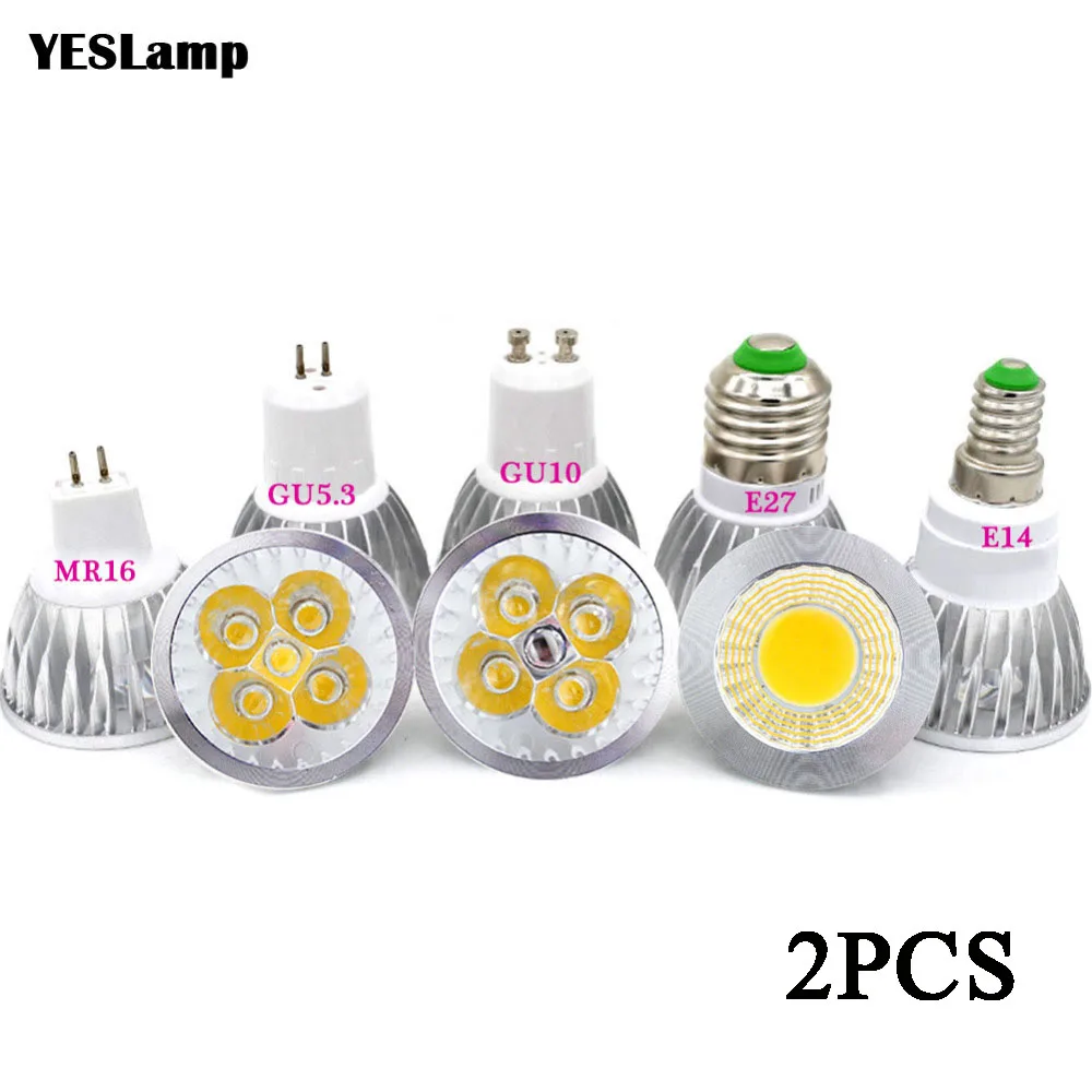 

Led Bulb Spotlight MR16 GU10 E27 E14 SpotLight Lamp 2835 SMD Lampada GU5.3 220V 110V 12V 3W COB bulb 9W 12W 15W For Home Decor