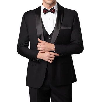Tailor made Formal Mens Suits Slim fit for Dinner Prom Party Custom 3 piece Male Set Jacket Pants Vest New Wedding Groom Tuxedo
Tailor made Formal Mens Suits Slim fit for Dinner Prom Party Custom 3 piece Male Set Jacket Pants Vest New Wedding Groom Tuxedo