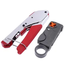 1PC Stripper Crimping Tool Multi Compression Coaxial Cable Crimping Tool Cable Stripper Suitable For Rg6 Rg58 Rg59 Hand Tools
1PC Stripper Crimping Tool Multi Compression Coaxial Cable Crimping Tool Cable Stripper Suitable For Rg6 Rg58 Rg59 Hand Tools