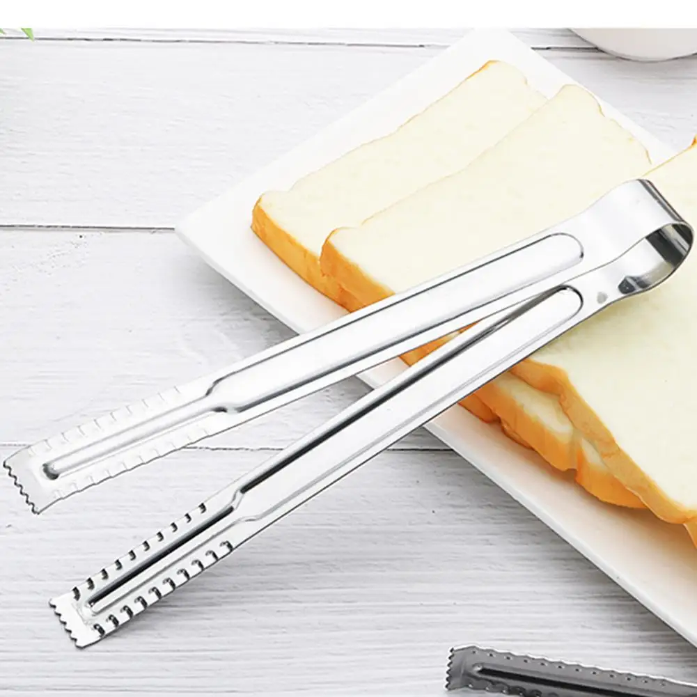 Food Tong Stainless Steel Kitchen Tongs Non-Slip Cooking Clip Clamp BBQ Tongs Salad Tools Kitchen Accessories
Food Tong Stainless Steel Kitchen Tongs Non-Slip Cooking Clip Clamp BBQ Tongs Salad Tools Kitchen Accessories