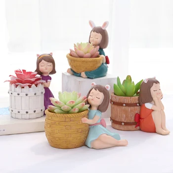 FAIRY GARDEN MINIATURES GIRL RESIN FLOWER POT CARTOON SCULPTURE CRAFTS PERSONALITY DECORATION GARDEN MICRO LANDSCAPE FLOWER POT
FAIRY GARDEN MINIATURES GIRL RESIN FLOWER POT CARTOON SCULPTURE CRAFTS PERSONALITY DECORATION GARDEN MICRO LANDSCAPE FLOWER POT