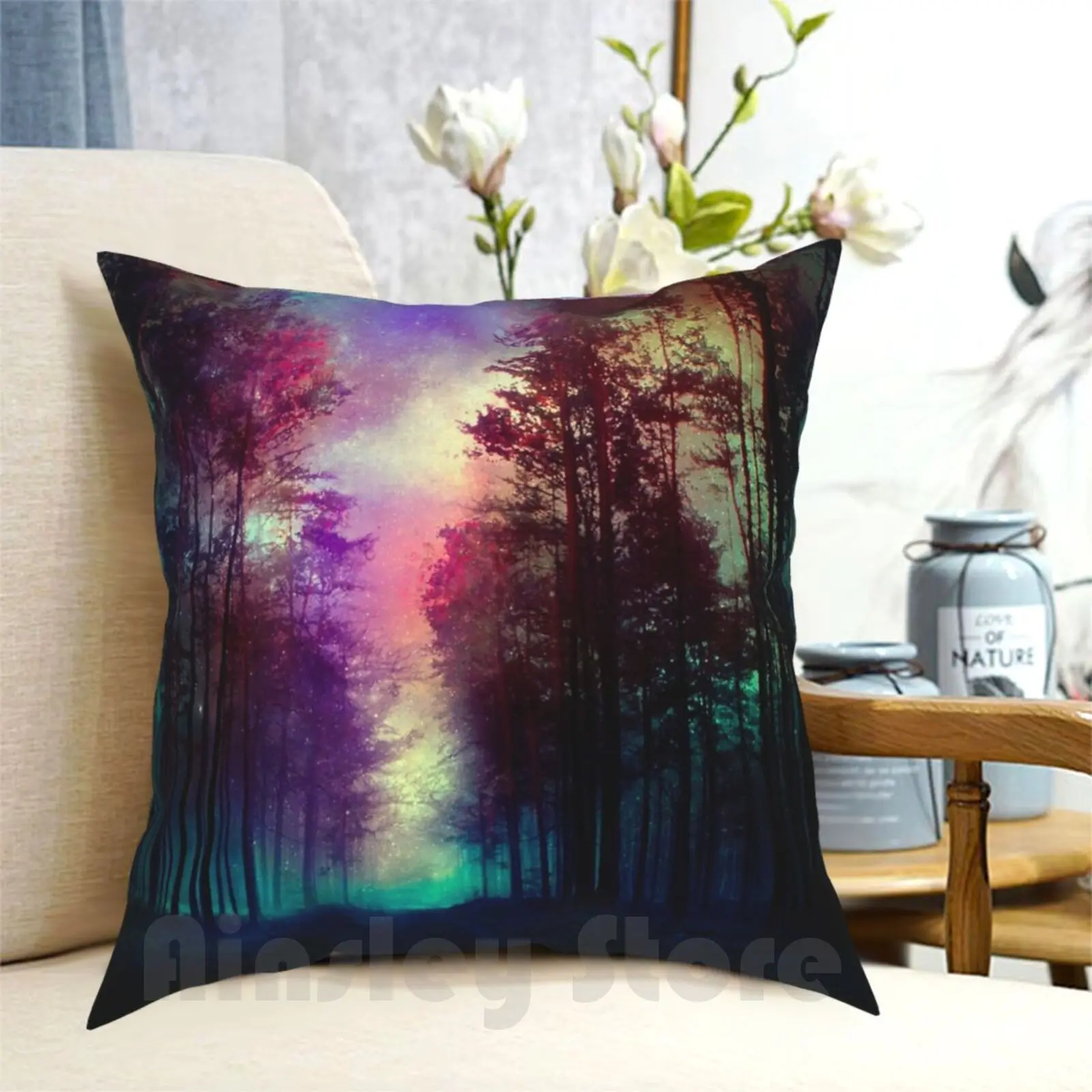 Magical Forest Pillow Case Printed Home Soft DIY Pillow cover Landscape Scenery Fine Art Popular New Colorful Cool Sky
Magical Forest Pillow Case Printed Home Soft DIY Pillow cover Landscape Scenery Fine Art Popular New Colorful Cool Sky