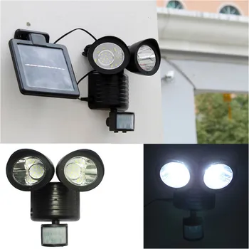 LED Solar Powered Motion Sensor Wall Light Waterproof Garden Yard Street Lamp Decor Two Head Lamp Outdoor 22 LED Floodlight 
LED Solar Powered Motion Sensor Wall Light Waterproof Garden Yard Street Lamp Decor Two Head Lamp Outdoor 22 LED Floodlight