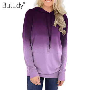 Color Gradient Sweatshirt Female Pockets Hoodies Women Autumn 2019 Casual Hoodie Sweatshirt Fashion Pullover Winter Clothing
Color Gradient Sweatshirt Female Pockets Hoodies Women Autumn 2019 Casual Hoodie Sweatshirt Fashion Pullover Winter Clothing