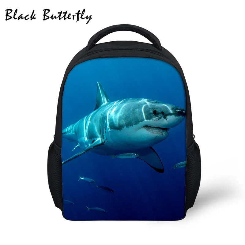 

Fashion Backpack Kids School Bags Shark Ocean Pattern Student-Bags Design Children Book Bag Kindergarten Bag Rugzak Jongens