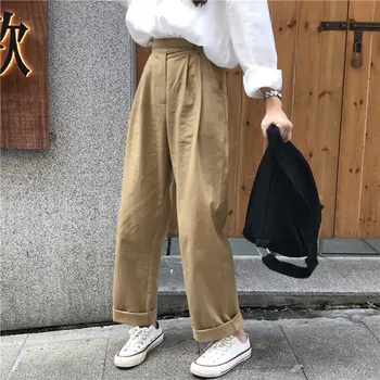 Dunayskiy Straight Pants Plus Trousers Fresh High Street 2020 Loose Summer High Waist Solid Casual Women Simple Full Khaki Flat
Dunayskiy Straight Pants Plus Trousers Fresh High Street 2020 Loose Summer High Waist Solid Casual Women Simple Full Khaki Flat