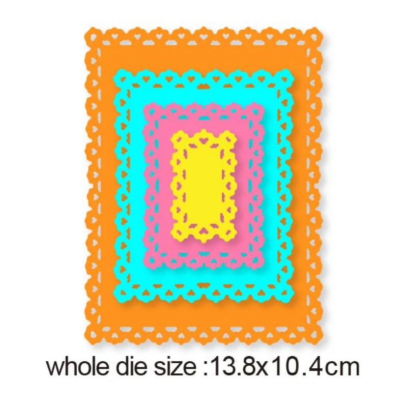 Semicircle Lace Rectangle Shape 2020 Metal Cutting Dies Stencil Scrapbooking Photo Album Card Paper Embossing Craft DIY Cut Die
Semicircle Lace Rectangle Shape 2020 Metal Cutting Dies Stencil Scrapbooking Photo Album Card Paper Embossing Craft DIY Cut Die