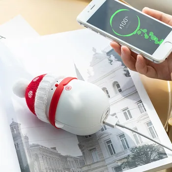 Christmas Snowman Electric Hand Warmer 6000 MA USB Power Bank Cute Rechargeable Hand Warmer Intelligent Multifunctional
Christmas Snowman Electric Hand Warmer 6000 MA USB Power Bank Cute Rechargeable Hand Warmer Intelligent Multifunctional